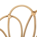 Suporte para vasos em rattan e metal Panama Tower Saldos