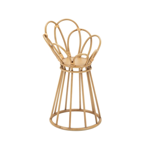 Suporte para vasos em rattan e metal Panama Tower Promoção