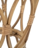 Mesa redonda em rattan com tampo de vidro 50x50cm Panama Circle Catálogo
