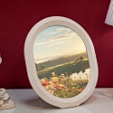 Moldura Oval em Resina Branca 20x25 cm Ovally Venda