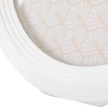 Moldura Oval em Resina Branca 20x25 cm Ovally Saldos
