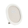 Moldura Oval em Resina Branca 20x25 cm Ovally Promoção