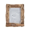 Moldura de madeira retangular 21x26cm Nature para fotografia de mesa Oferta