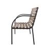 Banco em madeira de abeto e aço 120x58x83 cm Kovek Oferta
