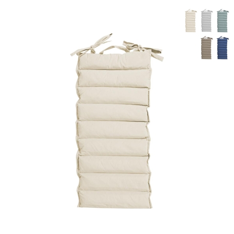 Cuscino outdoor imbottito idrorepellente rettangolare 45x95cm Delua Promoção