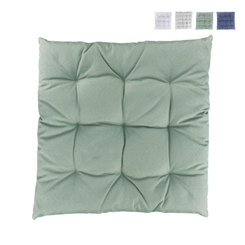 Cuscino sedia outdoor imbottito idrorepellente 50x45cm Omari Promoção