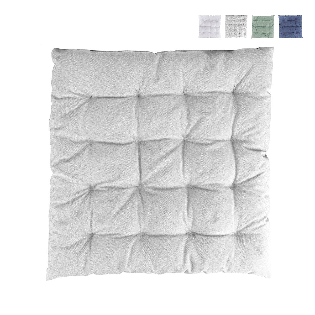 Cuscino sedia outdoor imbottito idrorepellente 50x45cm Omari Descontos Cuscino sedia outdoor imbottito idrorepellente 50x45cm Omari Descontos