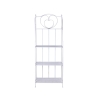 Scaffale 4 ripiani richiudibile in ferro 60,5x28xh.167cm bianco Ravun Oferta
