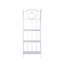 Scaffale 4 ripiani richiudibile in ferro 60,5x28xh.167cm bianco Ravun Catálogo