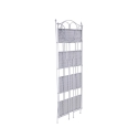Scaffale 4 ripiani richiudibile in ferro 60,5x28xh.167cm bianco Ravun Estoque
