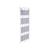 Scaffale 4 ripiani richiudibile in ferro 60,5x28xh.167cm bianco Ravun Estoque