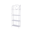 Scaffale 4 ripiani richiudibile in ferro 60,5x28xh.167cm bianco Ravun Promoção