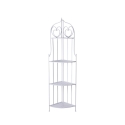 Angoliera 4 ripiani richiudibile in ferro 49x33xh.167cm bianco Alba Oferta