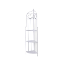 Angoliera 4 ripiani richiudibile in ferro 49x33xh.167cm bianco Alba Promoção