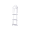 Angoliera 4 ripiani richiudibile in ferro 49x33xh.167cm bianco Alba Promoção