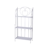 Scaffale 3 ripiani richiudibile in ferro 60,5x28xh.127cm bianco Karnel Promoção