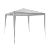 Gazebo 3x3 idrorepellente montaggio rapido con kit bianco Tropico Descontos