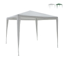 Gazebo 3x3 idrorepellente montaggio rapido con kit bianco Tropico Promoção