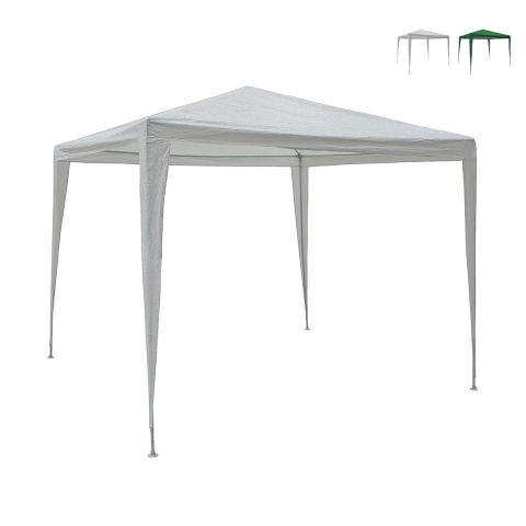 Gazebo 3x3 idrorepellente montaggio rapido con kit bianco Tropico Promoção