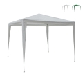 Gazebo 3x3 idrorepellente montaggio rapido con kit bianco Tropico Promoção