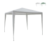 Gazebo 3x3 idrorepellente montaggio rapido con kit bianco Tropico Promoção