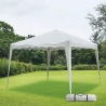 Gazebo estensibile verde 3x3 in alluminio richiudibile Rapido Venda