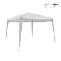 Gazebo estensibile verde 3x3 in alluminio richiudibile Rapido Promoção