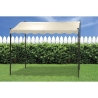 Gazebo a veranda idrorepellente 3x2,5m in ferro ecrù Sarnok Saldos