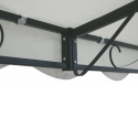 Gazebo a veranda idrorepellente 3x2,5m in ferro ecrù Sarnok Descontos