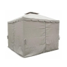 Gazebo idrorepellente 3x3m 4 tende laterali ferro tortora Tangeri Catálogo