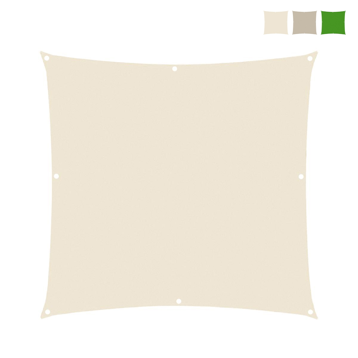 Vela de sombrear quadrada 3x3 m Virek
