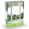 Rede Mosquiteira Magnética para Porta 130x220cm com Fita Dupla Face e 8 Ímanes Zanzibar Modelo