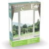 Rede Mosquiteira Magnética para Porta 130x220cm com Fita Dupla Face e 8 Ímanes Zanzibar Modelo