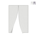 Rede Mosquiteira Magnética para Porta 130x220cm com Fita Dupla Face e 8 Ímanes Zanzibar Promoção