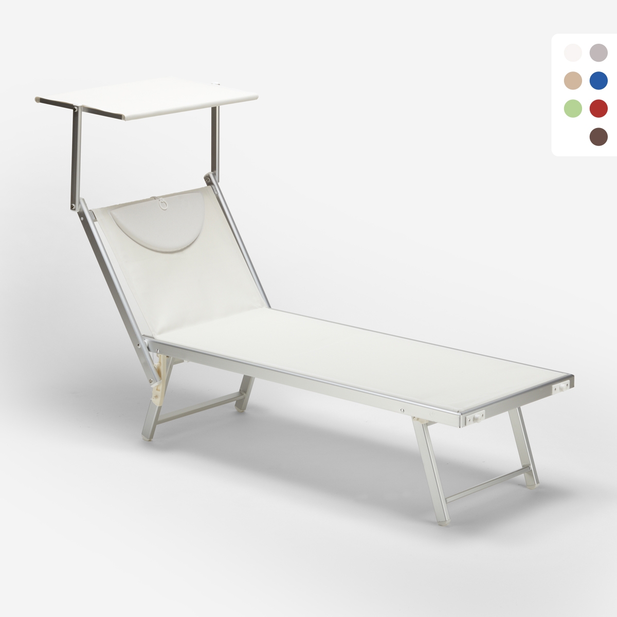 Espreguiçadeira Profissional em Alumínio Cama de Praia Santorini Promoção Espreguiçadeira Profissional em Alumínio Cama de Praia Santorini Promoção