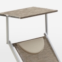 Espreguiçadeira de Alumínio para Praia Santorini Limited Edition Características