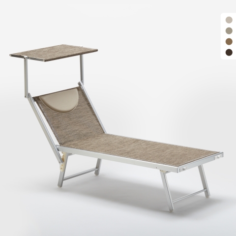 Espreguiçadeira de Alumínio para Praia Santorini Limited Edition Promoção