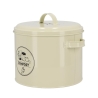 Recipiente vintage em lata para compostagem com filtro de carvão ativado Saldos