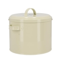 Recipiente vintage em lata para compostagem com filtro de carvão ativado Catálogo