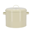 Recipiente vintage em lata para compostagem com filtro de carvão ativado Estoque