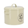 Recipiente vintage em lata para compostagem com filtro de carvão ativado Características