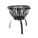 Braseiro elevado para exterior jardim em metal preto com alças Promoção