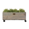 Floreira de madeira FSC com rodas 59x39,2x25,2cm Venda