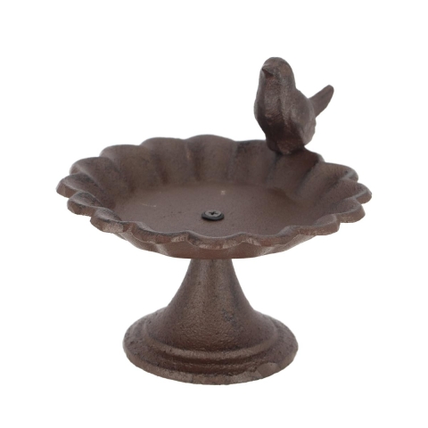 Comedouro para pássaros em ferro fundido de mesa Promoção
