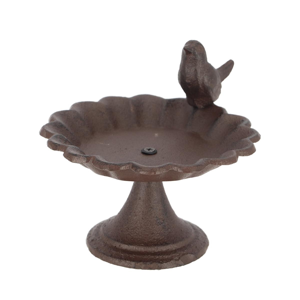 Comedouro para pássaros em ferro fundido de mesa Promoção