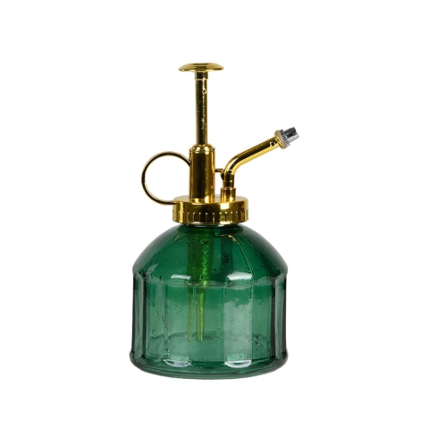 Nebulizador em vidro verde para plantas e flores Promoção