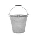 Balde de metal zincado envelhecido 7L Promoção
