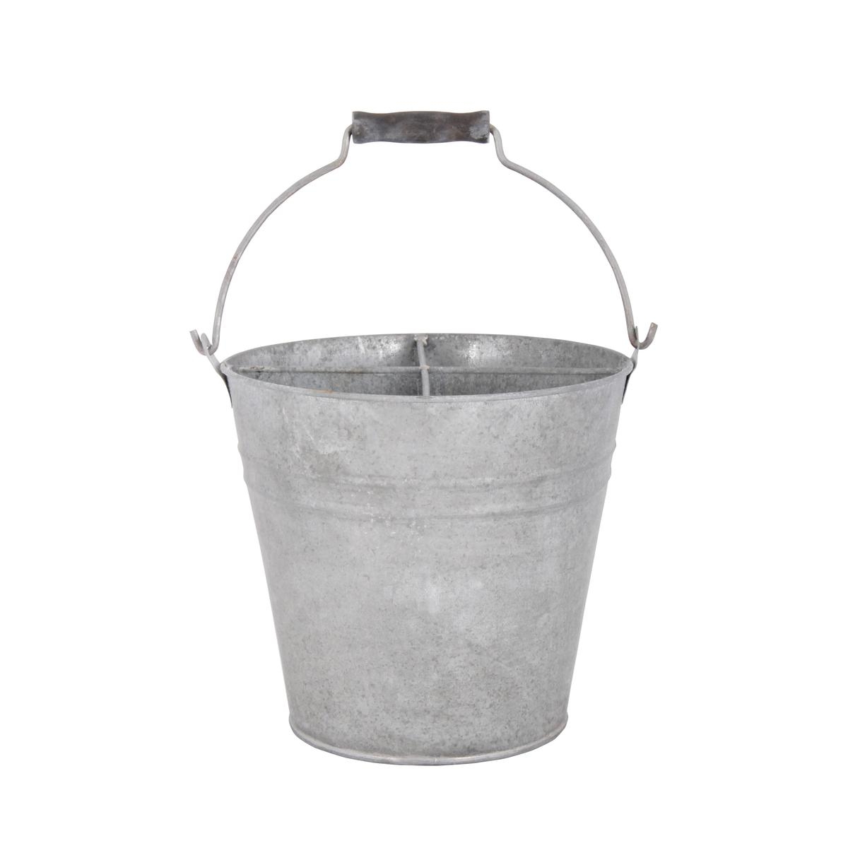 Balde de metal zincado envelhecido 7L Promoção Balde de metal zincado envelhecido 7L Promoção