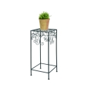 Conjunto de 3 mesas suporte para plantas em estilo clássico Descontos
