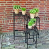 Conjunto de 3 mesas suporte para plantas em estilo clássico Venda